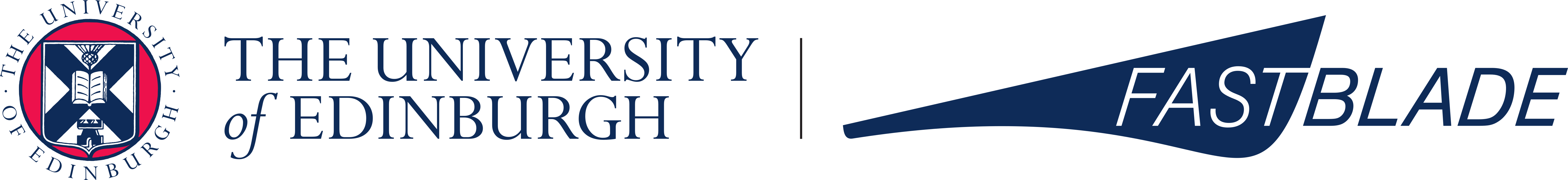 University of Edinburgh and FastBlade logos