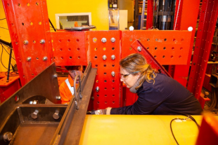 Anastasia in the School of Engineering Structures Hall